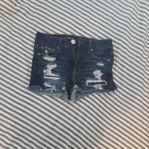 American Eagle Dark Wash Jean Shorts